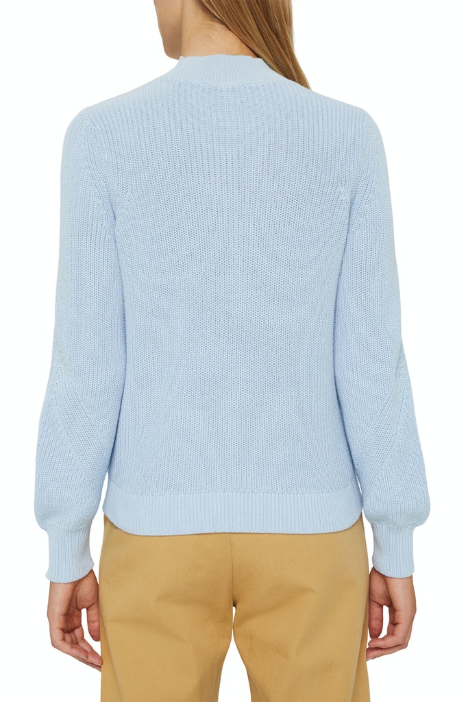 Stehkragen-Pullover aus 100% Bio-Baumwolle