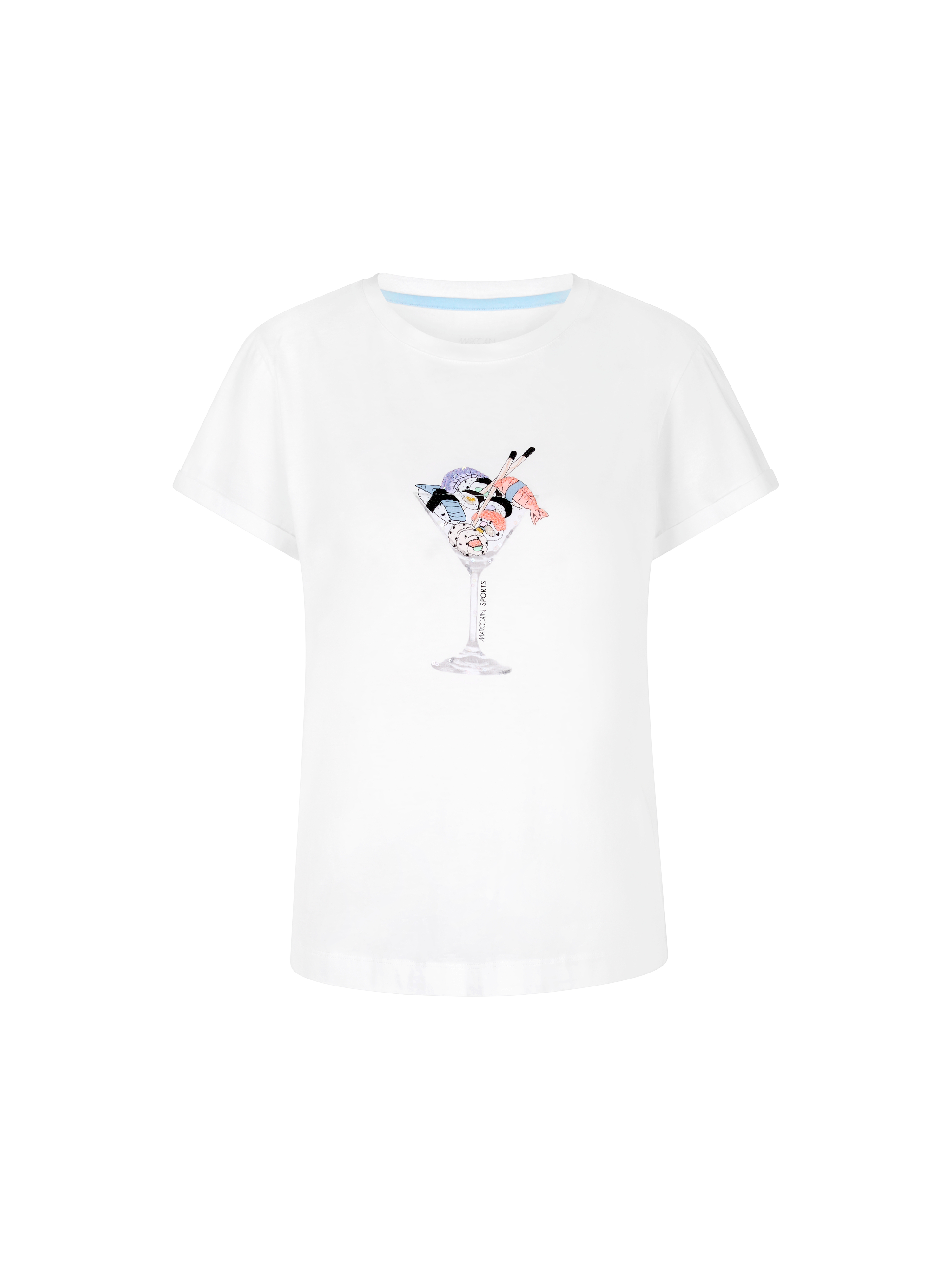 T-Shirt mit 3D-Applikation