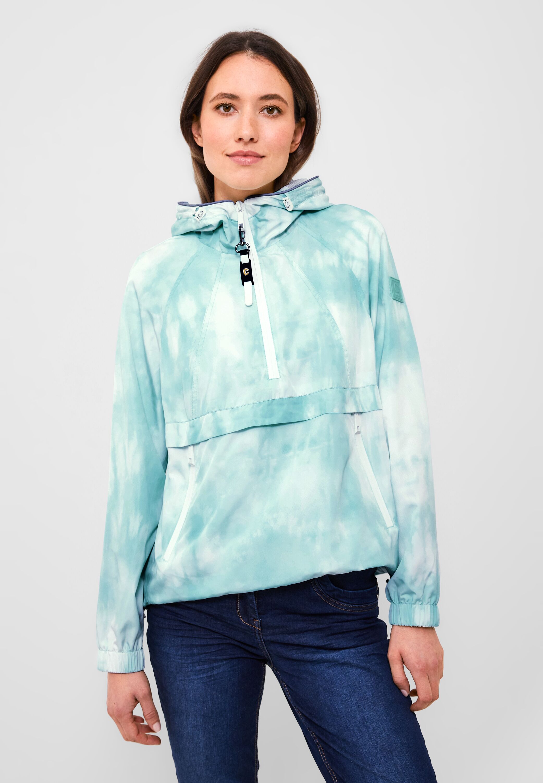 Windbreaker in Tie-Dye-Optik