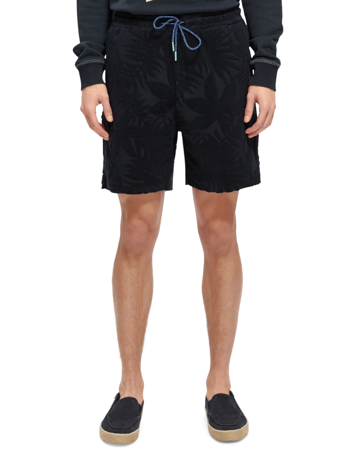 Terry jacquard shorts