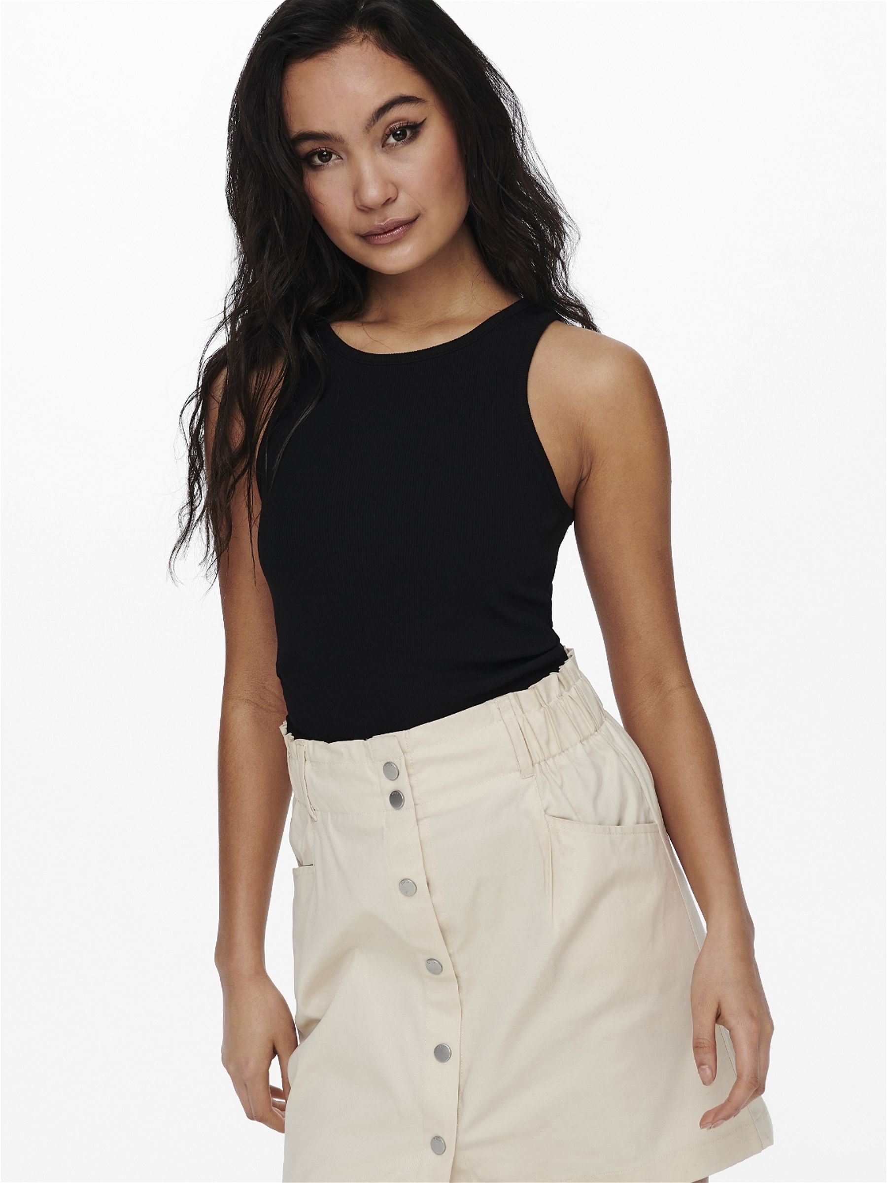 ONLKENYA LIFE RIB TANK TOP JRS NOOS