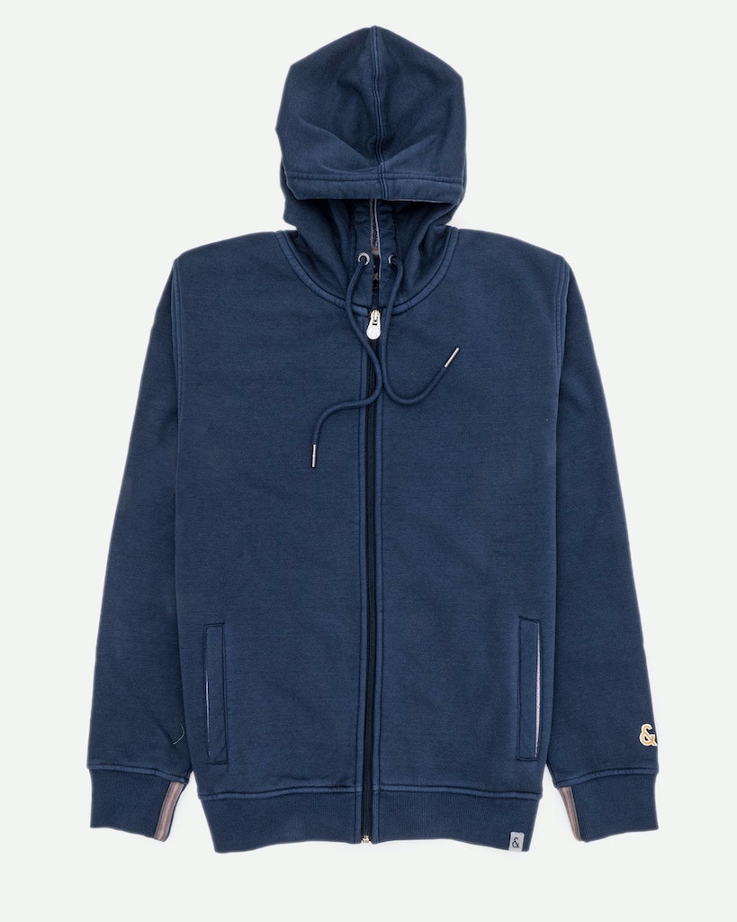 Hoodie-Zip Pigment Dyed