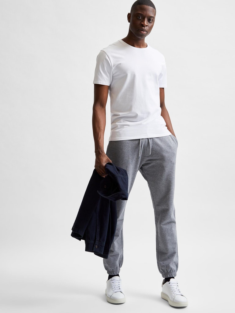 SLHNEWPIMA SS O-NECK TEE B NOOS
