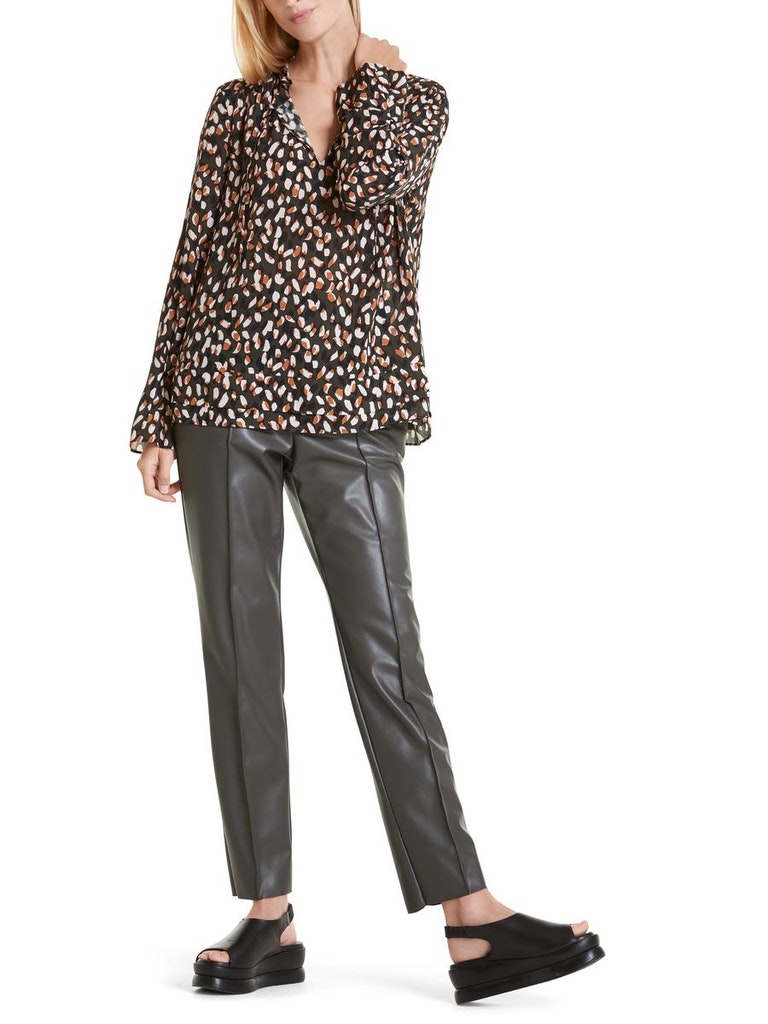 Gemusterte Bluse aus Viskose