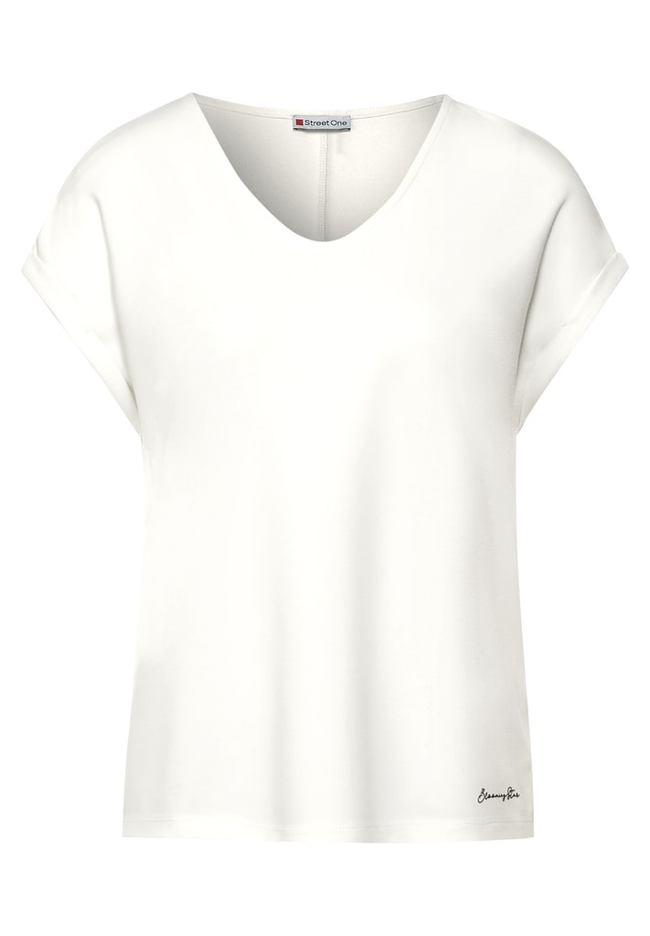 T-Shirt mit V-Ausschnitt