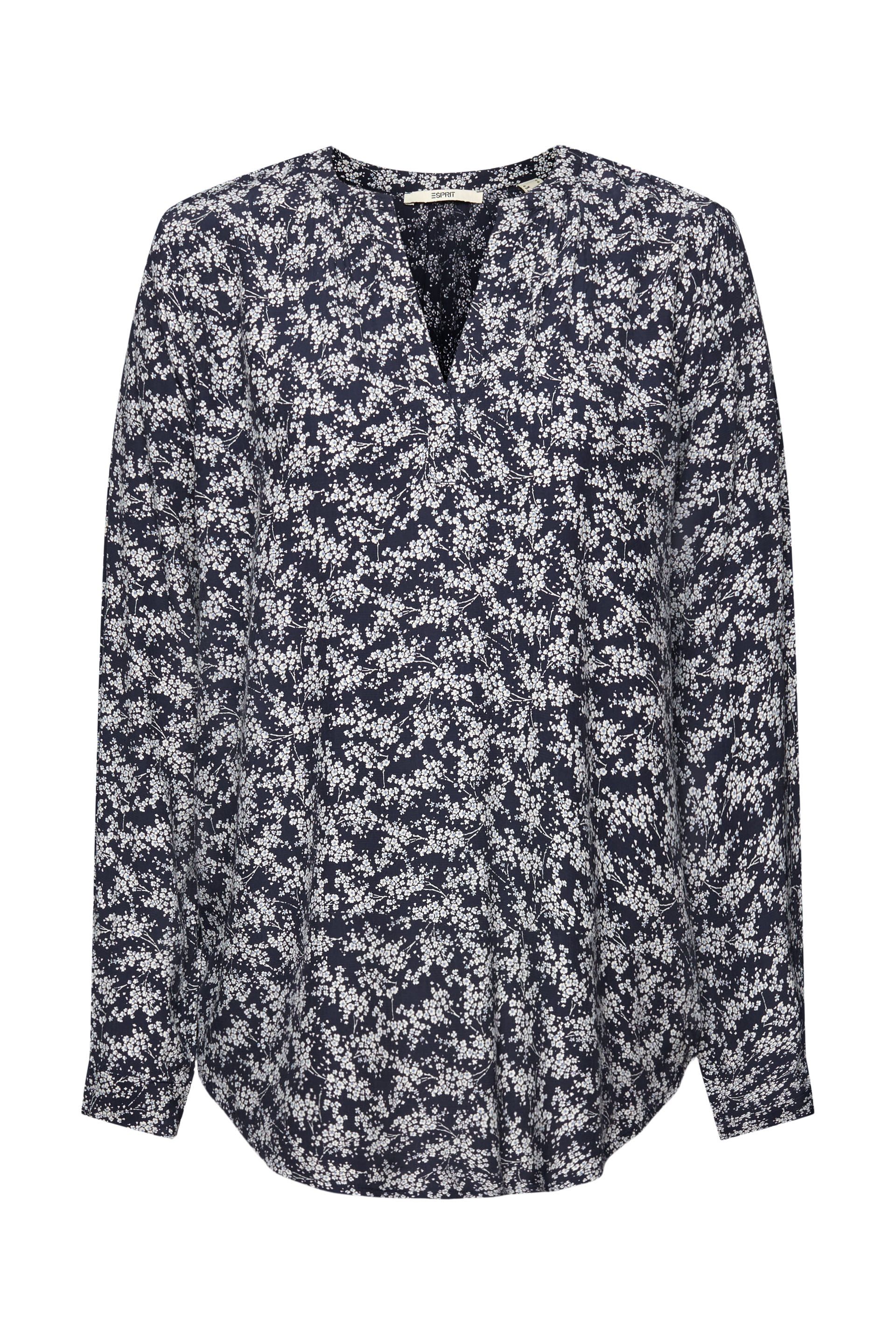 Bluse mit Muster, LENZING™ ECOVERO™