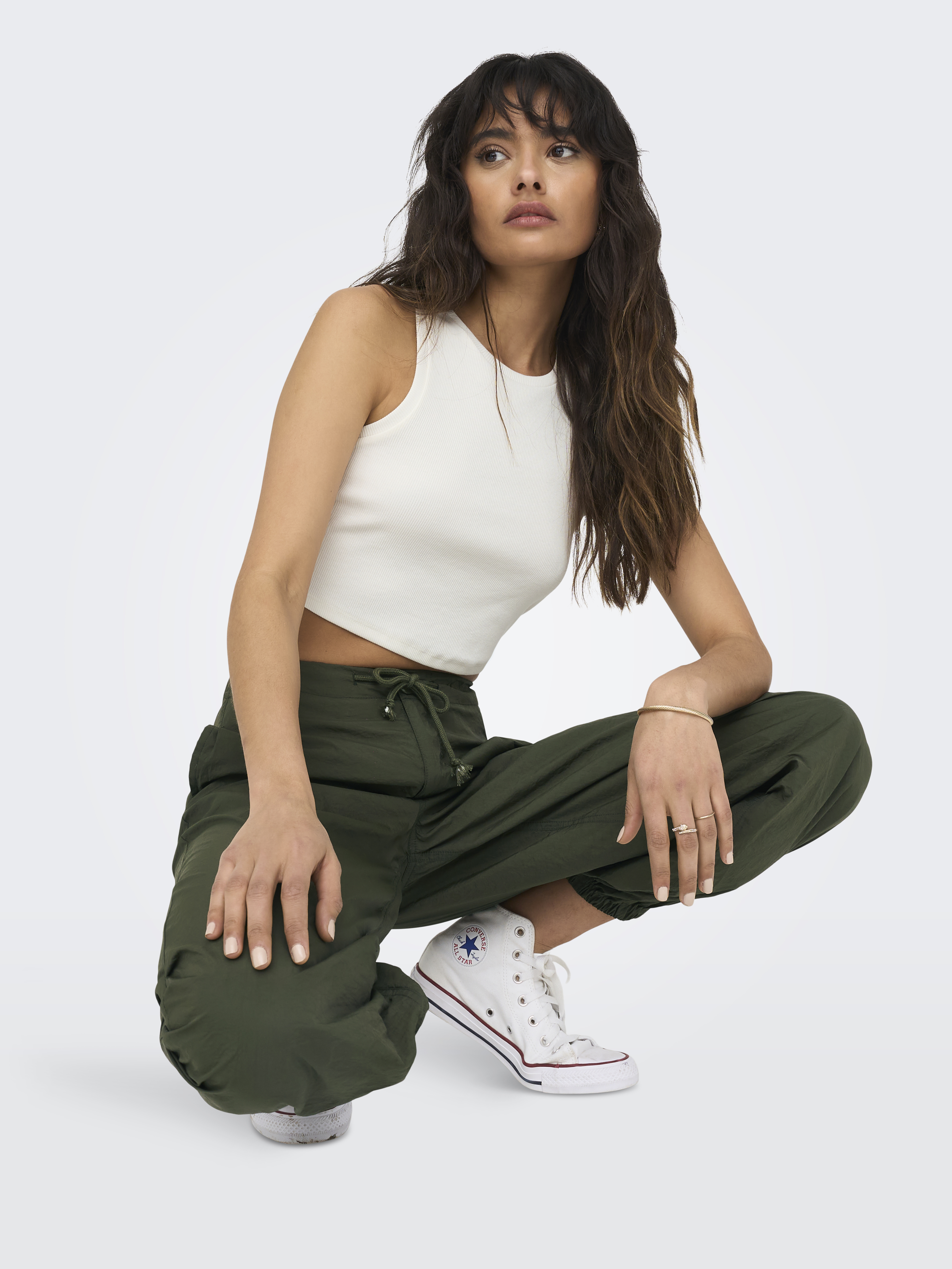 ONLVILMA S/L CROPPED TANK TOP JRS NOOS