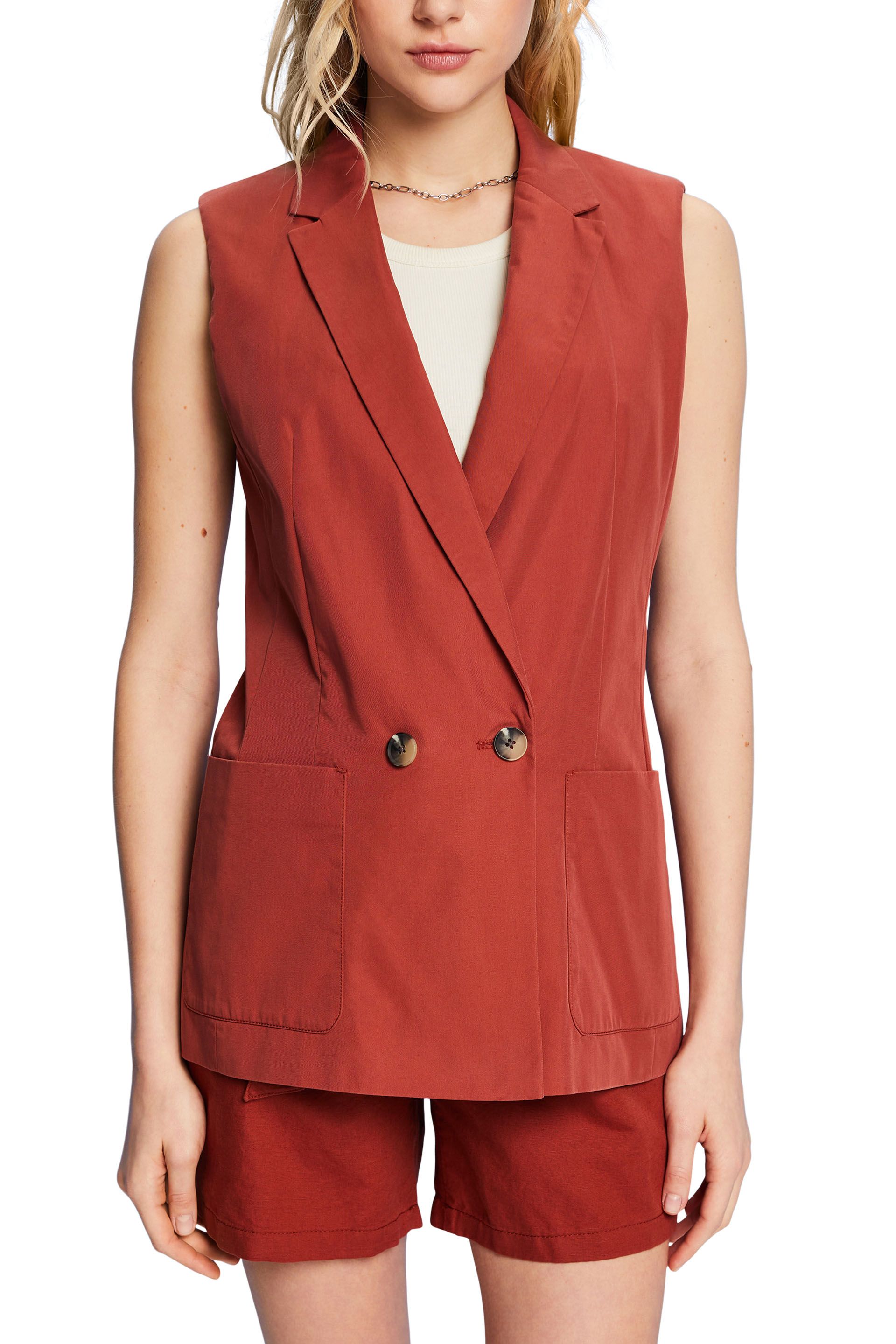 Women Vests indoor woven regular