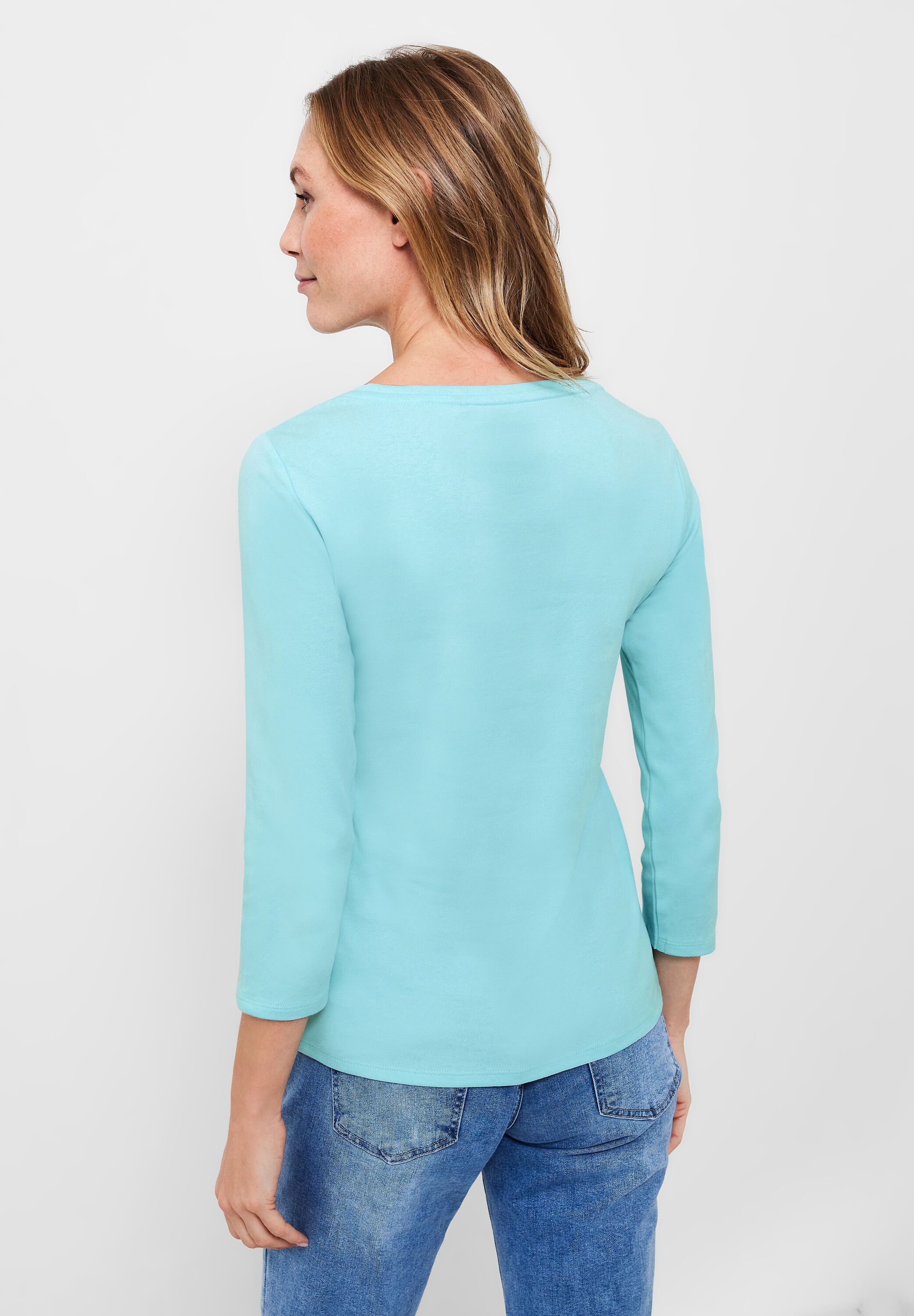 Basic Shirt in Unifarbe