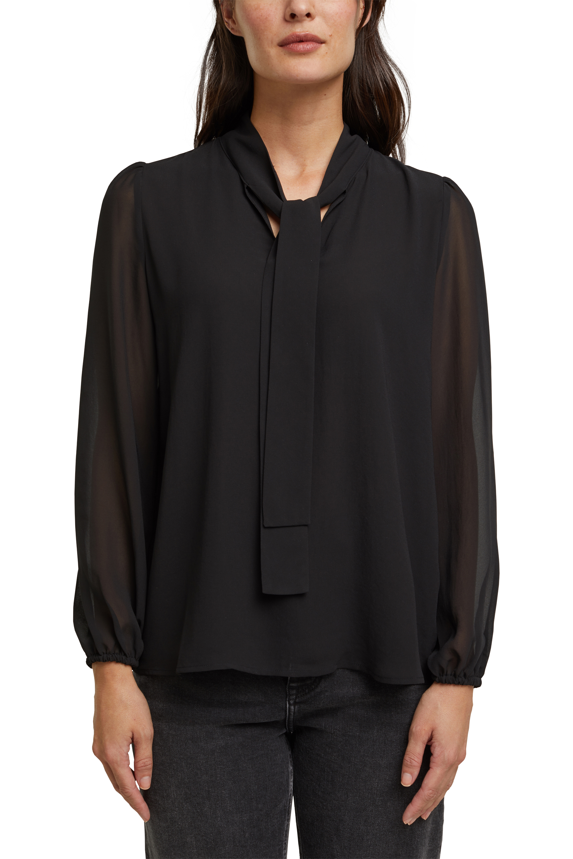 Women Blouses woven long sleeve