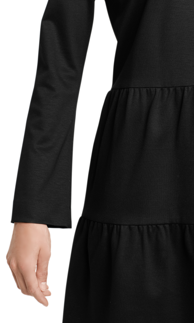 Feminines Kleid aus Viskosemix