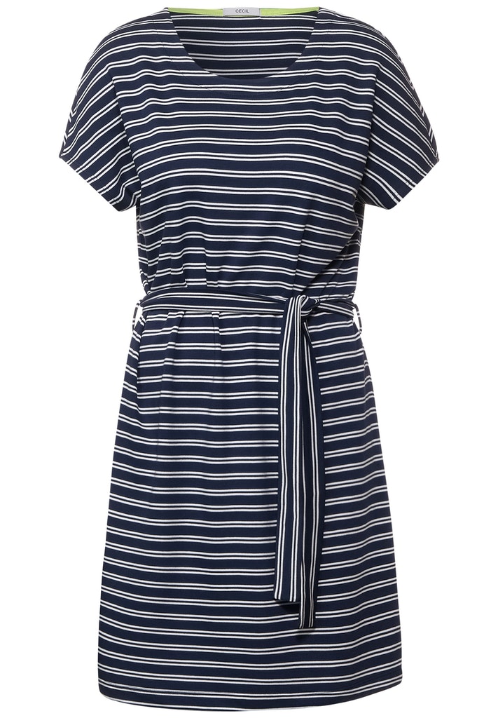 Gestreiftes Jerseykleid