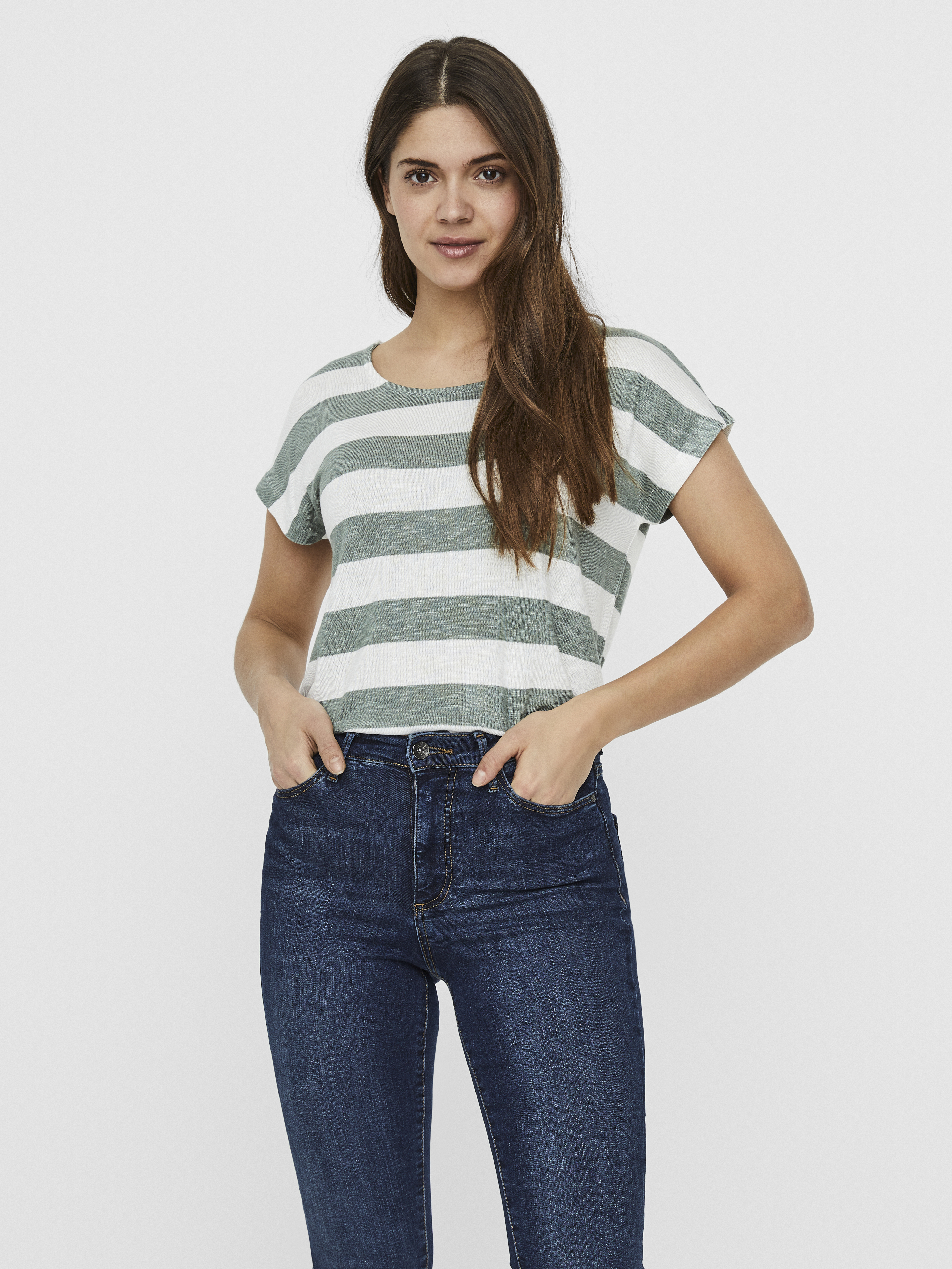 VMWIDE STRIPE SL TOP JRS NOOS