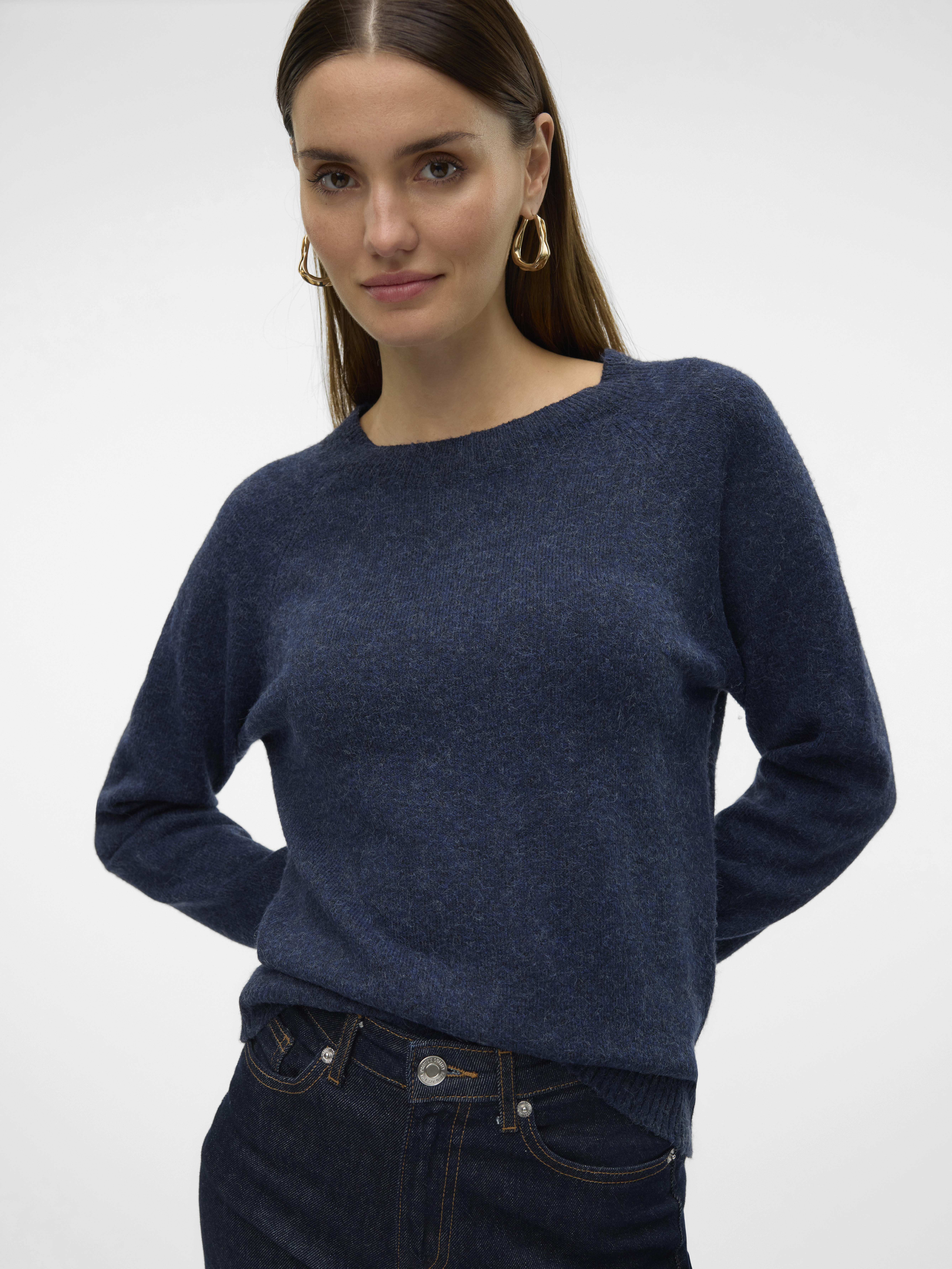 VMDOFFY LS O-NECK BLOUSE GA NOOS