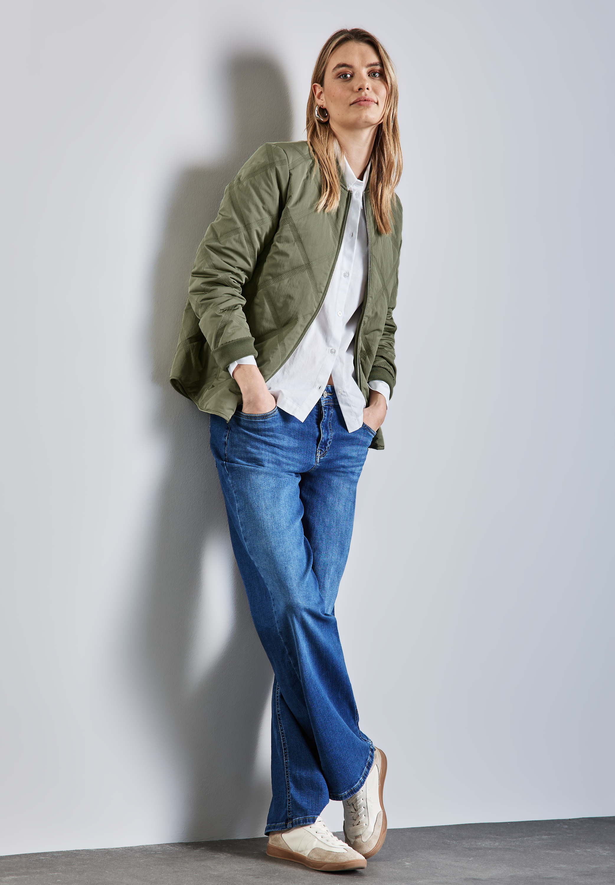 Blouson mit Steppmuster
