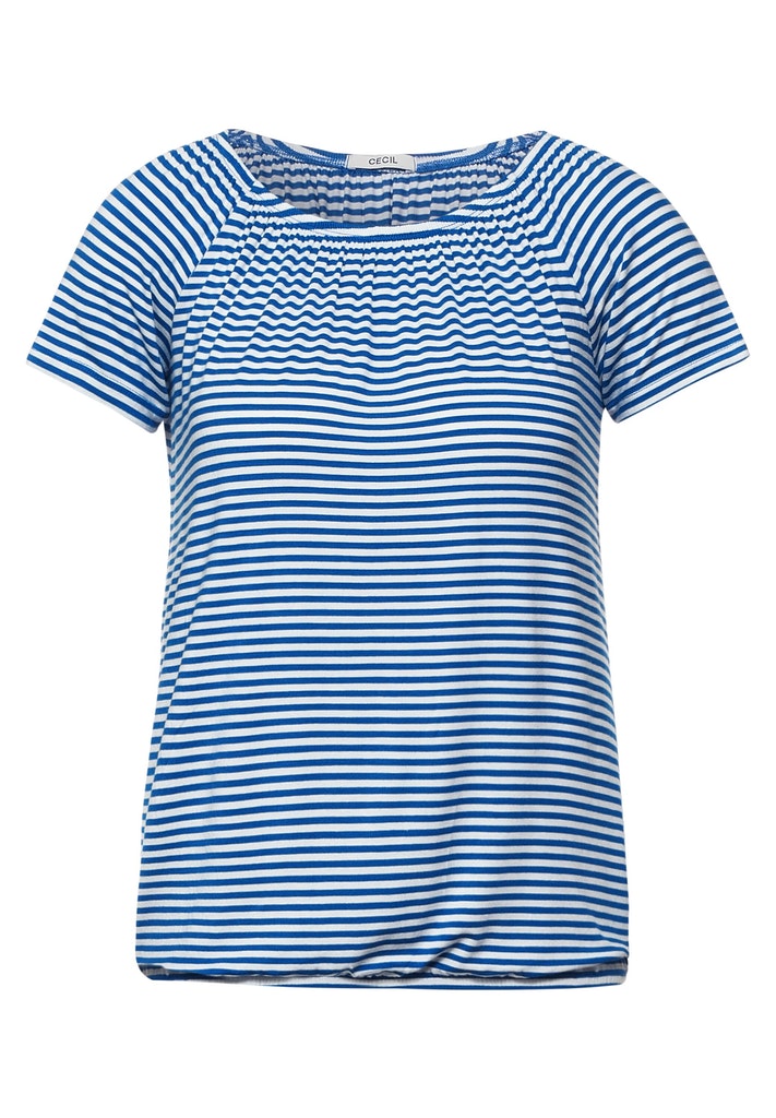 Carmen-Shirt mit Streifen