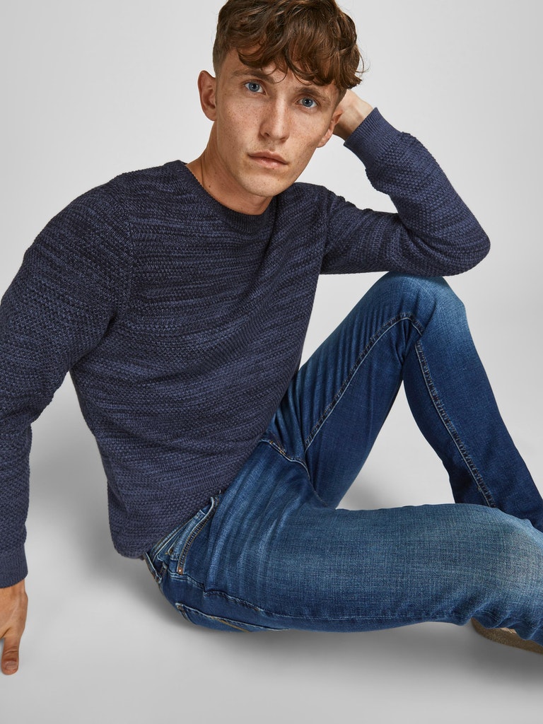 JJETHOMAS KNIT CREW NECK STS