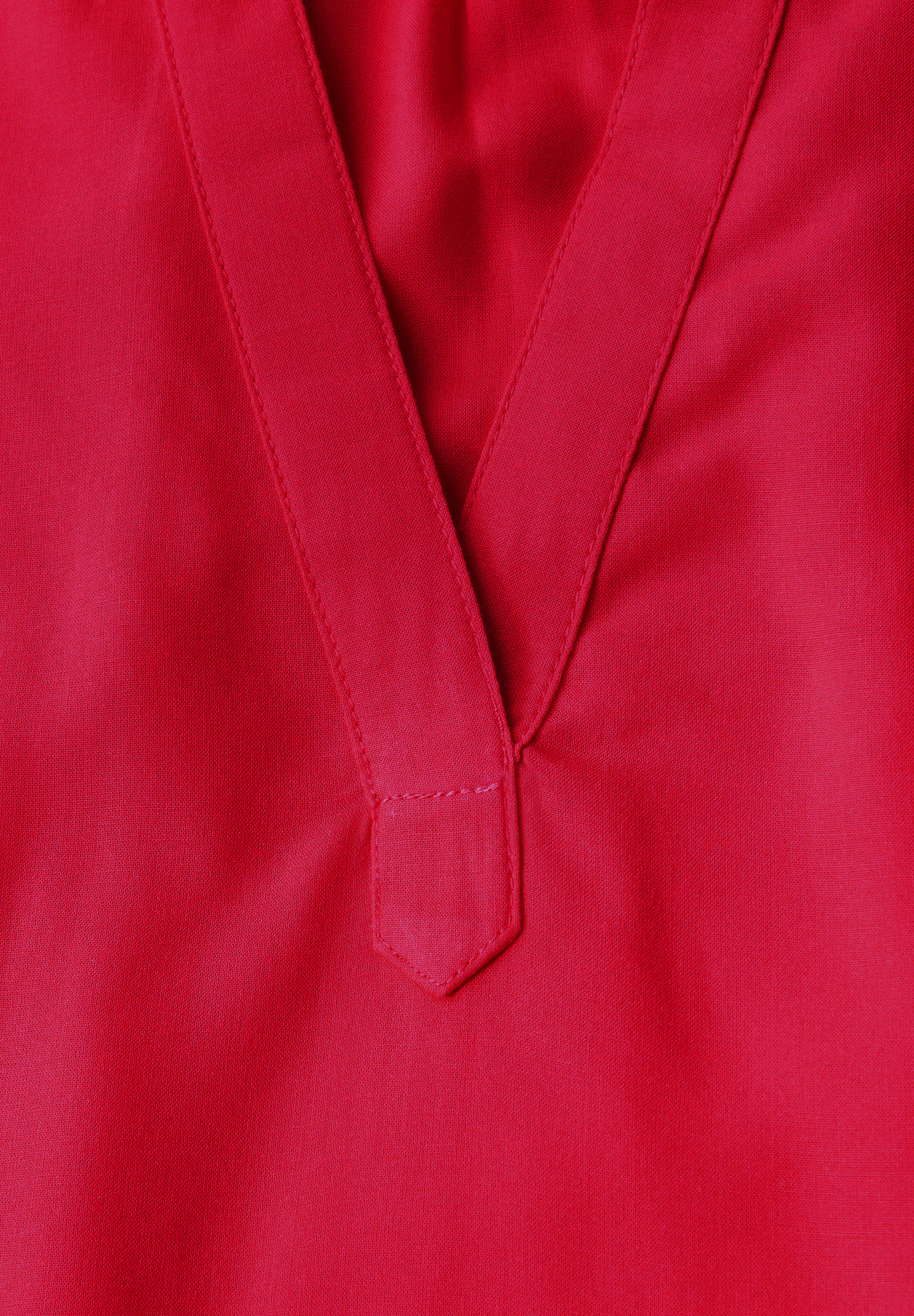 Blusenshirt in Unifarbe