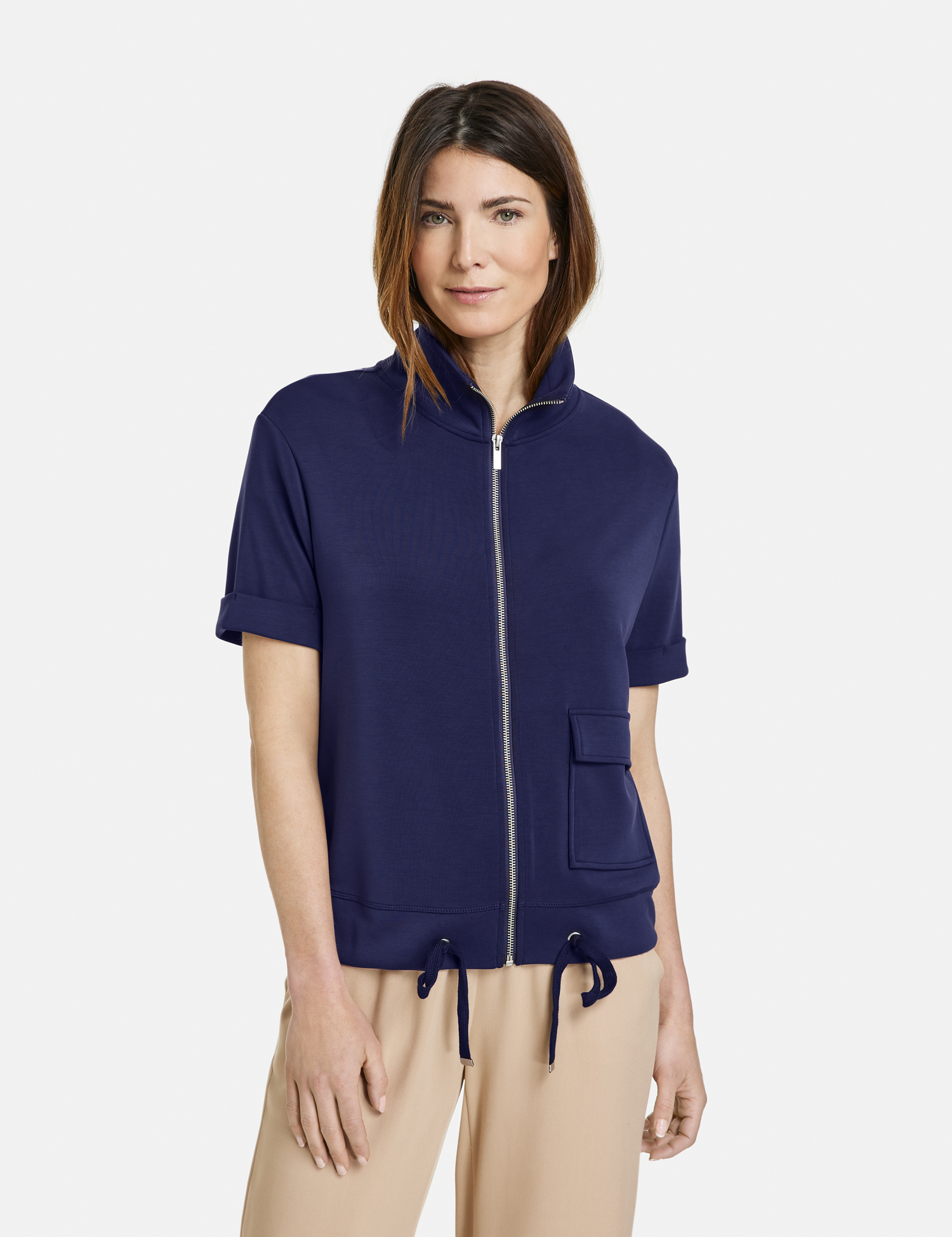 Sweatjacke mit Reißverschluss