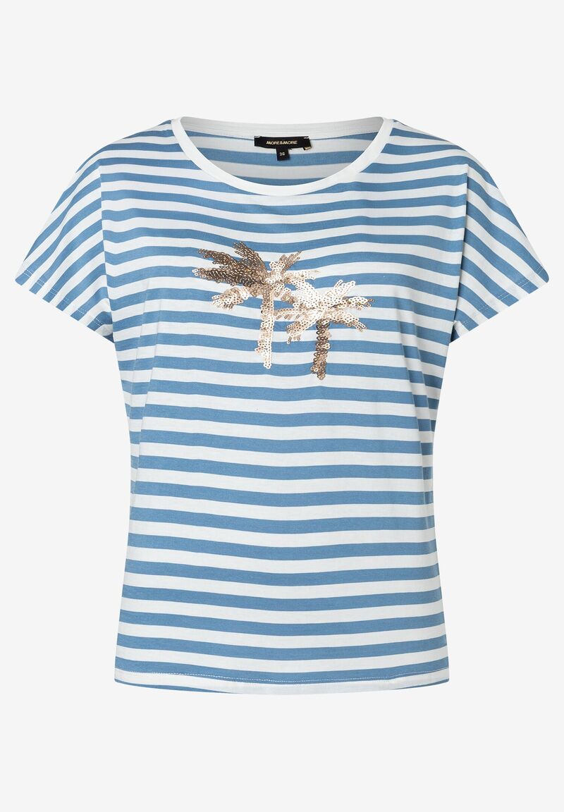 Streifenshirt  blau/weiß  Sommer-Kollektion