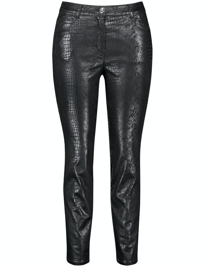 Betty Hose mit Snake-Print