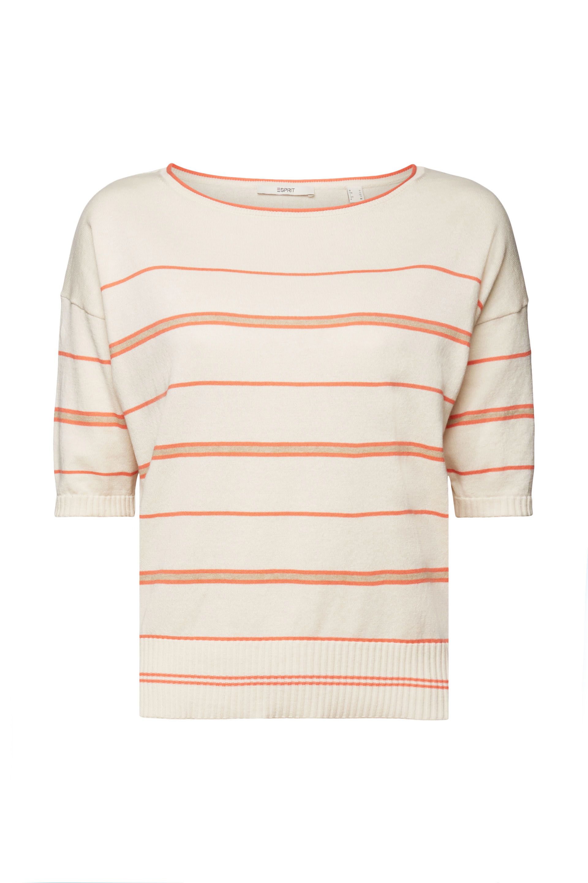 Kurzarmpullover, 100 % Baumwolle