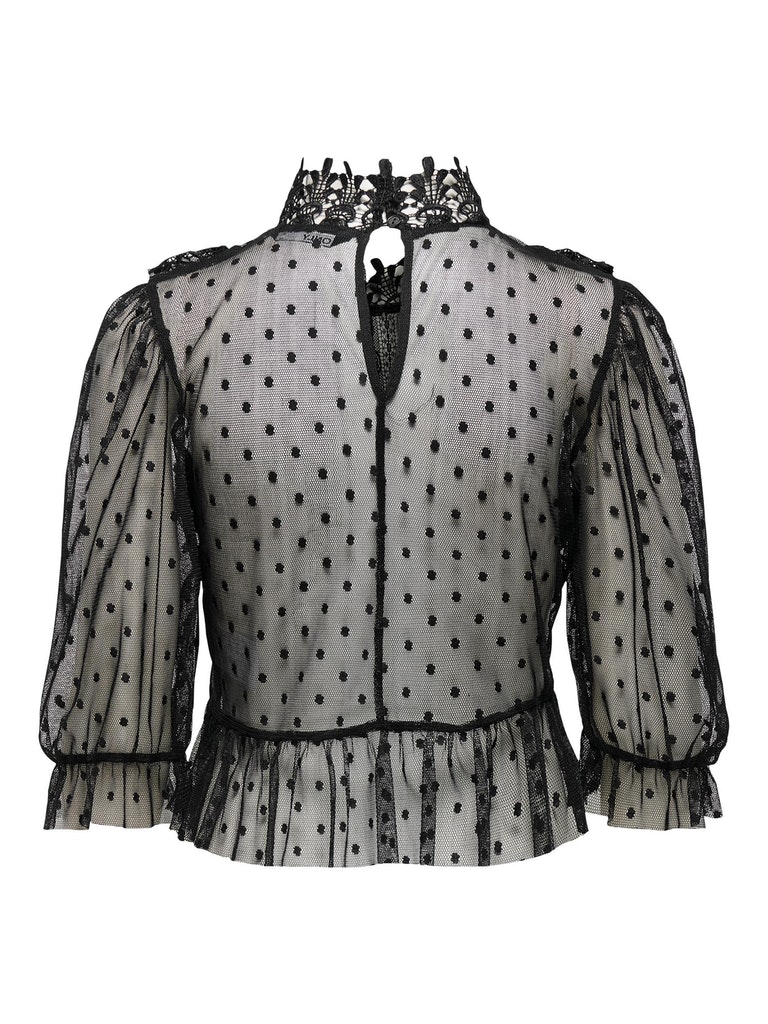 ONLANN 3/4 LACE TOP WVN