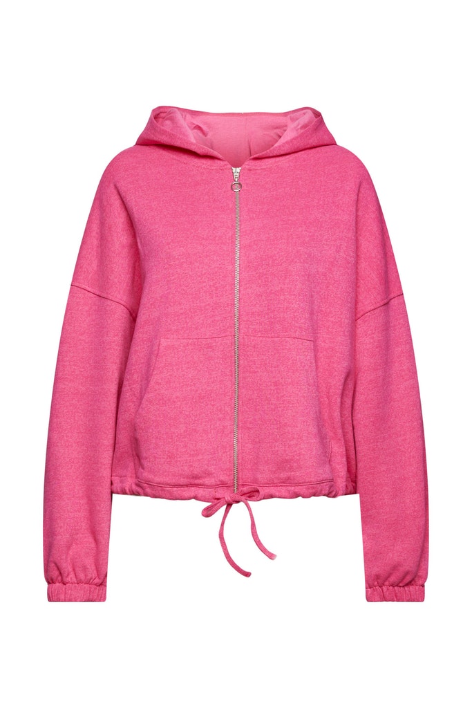 Zipper-Hoodie mit Kordelzug