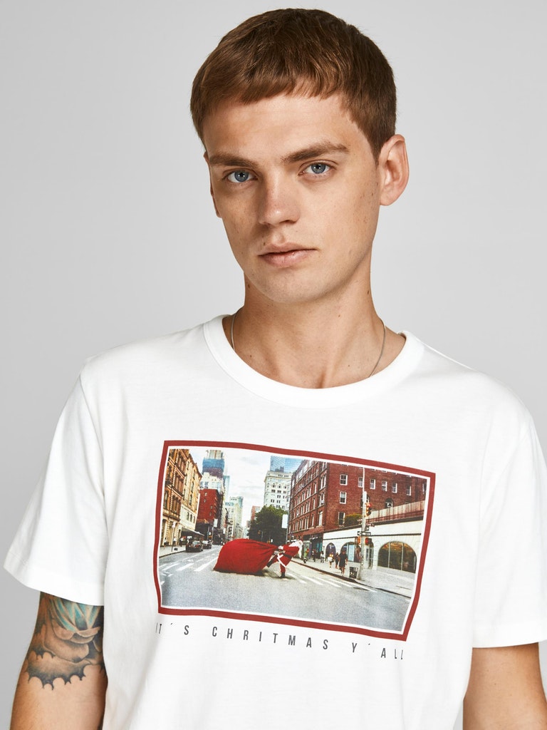 JORSNOWMAN TEE SS CREW NECK XMAS