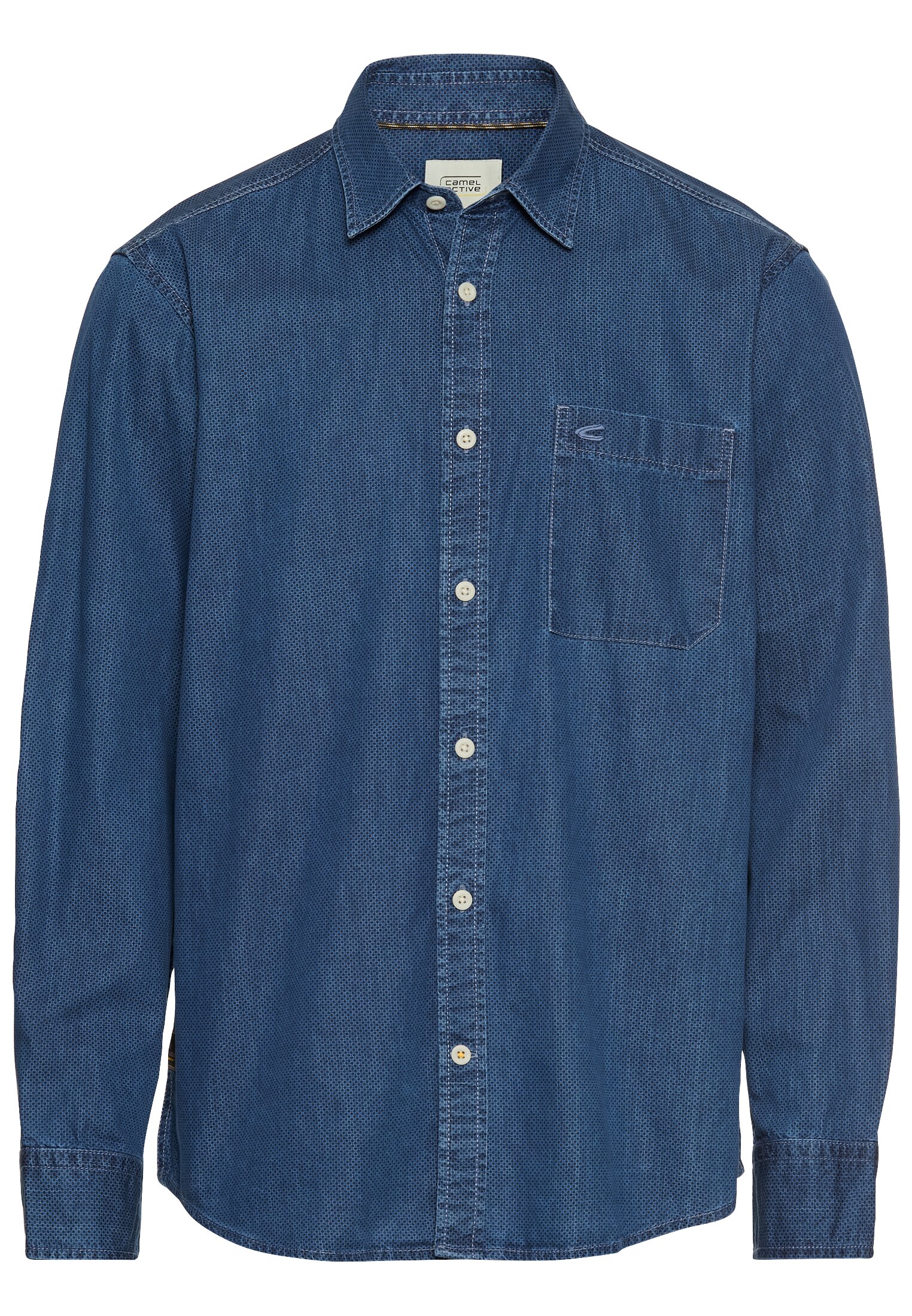 Langarm Hemd mit Allover-Print