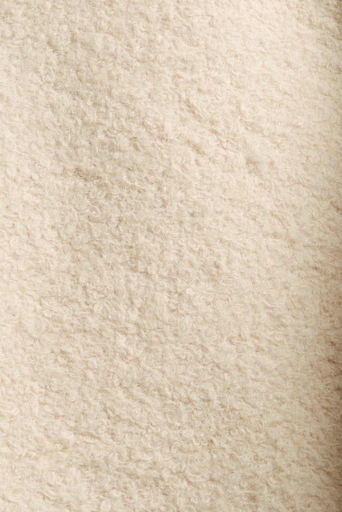 Recycelt: Woll-Mix Blazermantel aus Bouclé