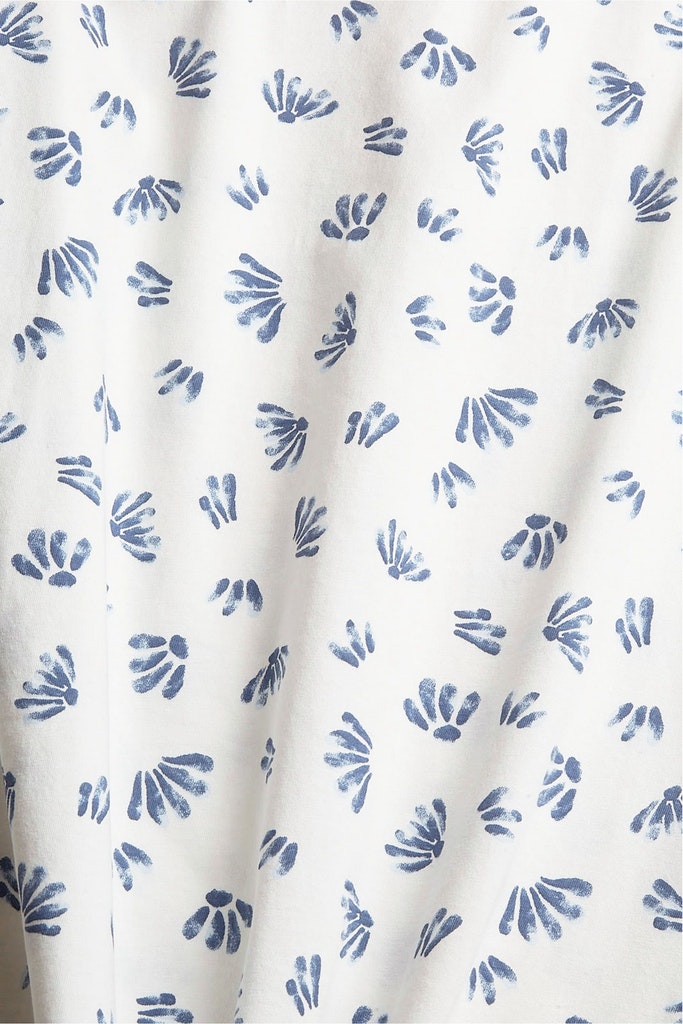 T-Shirt mit Blätter-Print, 100% Bio-Baumwolle