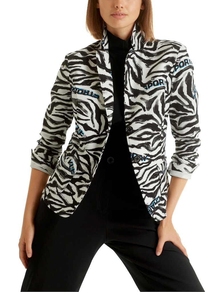 Blazer mit Zebramuster