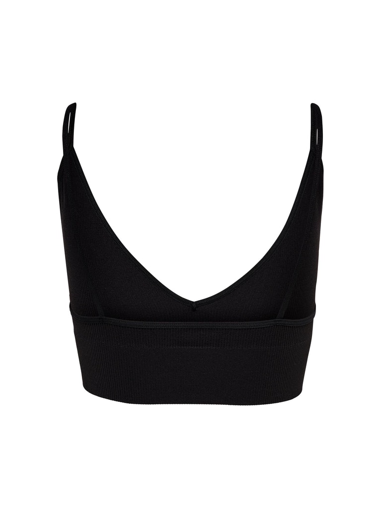 ONLVICKY  RIB SEAMLESS V-NECK TOP NOOS