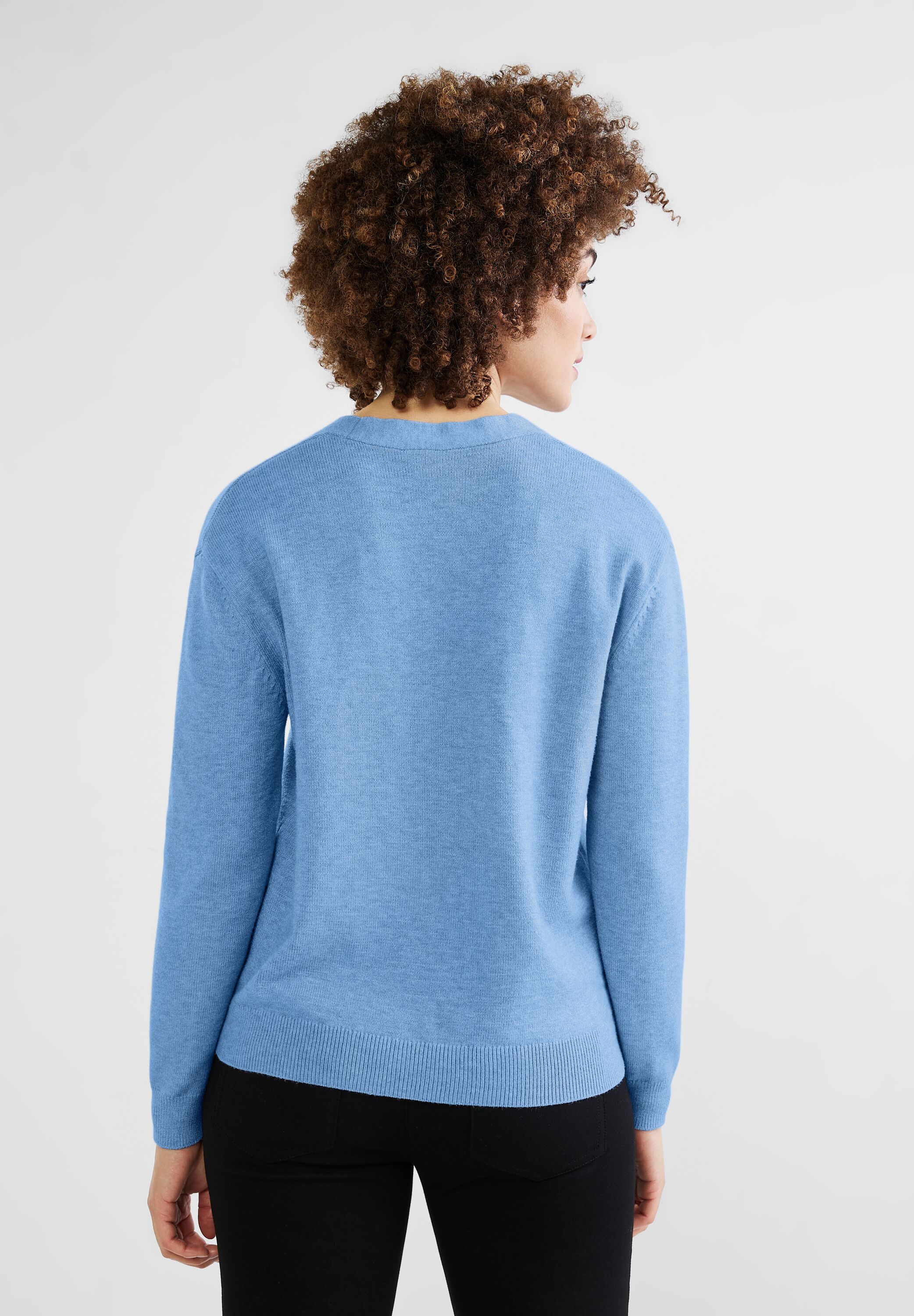 Pullover mit V-Ausschnitt