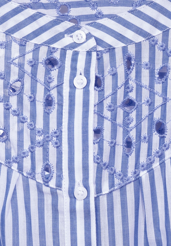 Streifentop mit HÃ¤kel Detail
