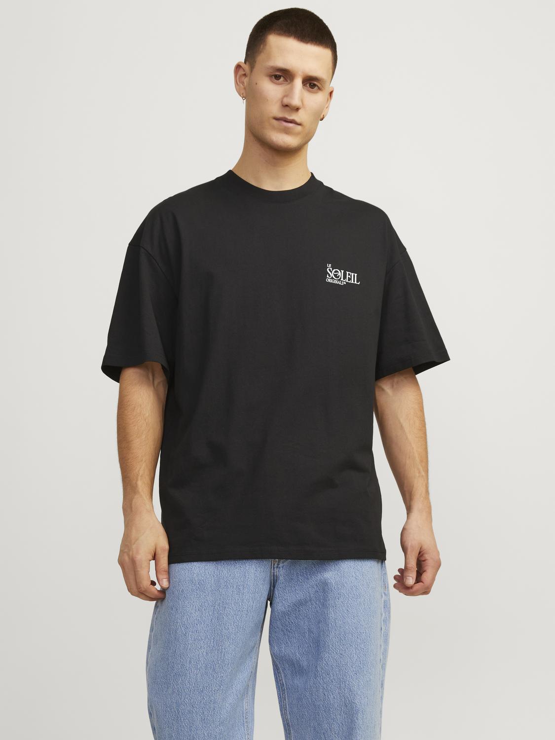 JORNOTO TYPE PHOTO TEE SS CREW NECK LN