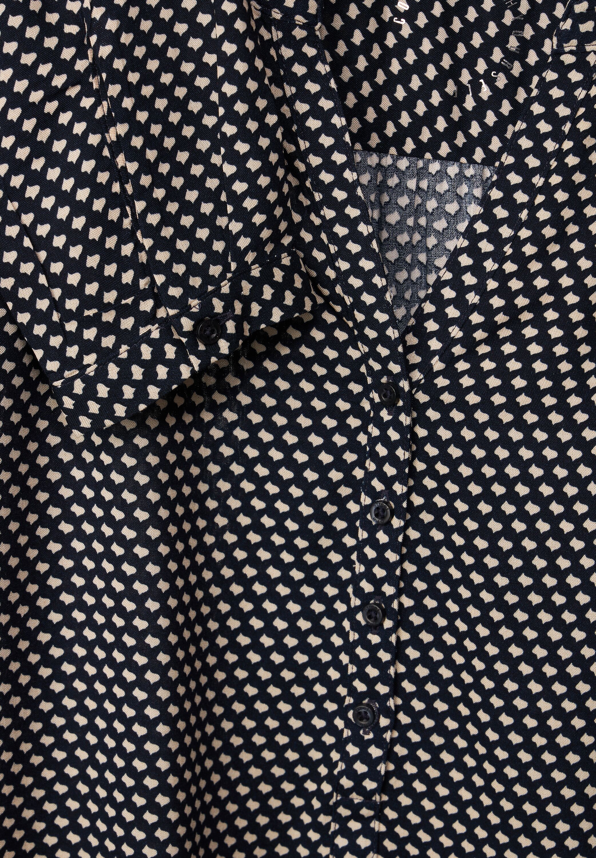 Bluse mit Minimalmuster