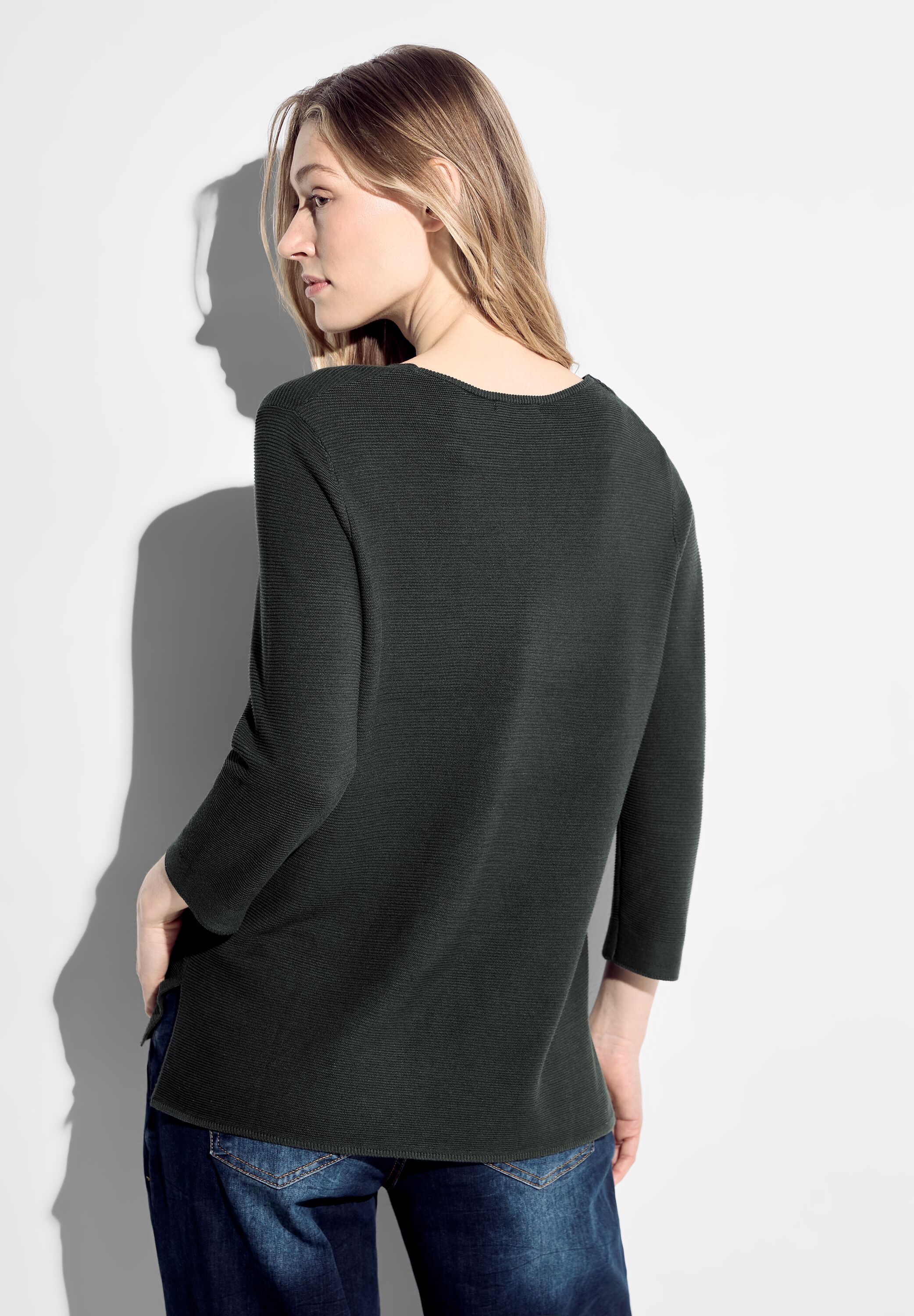 Pullover mit V-Ausschnitt