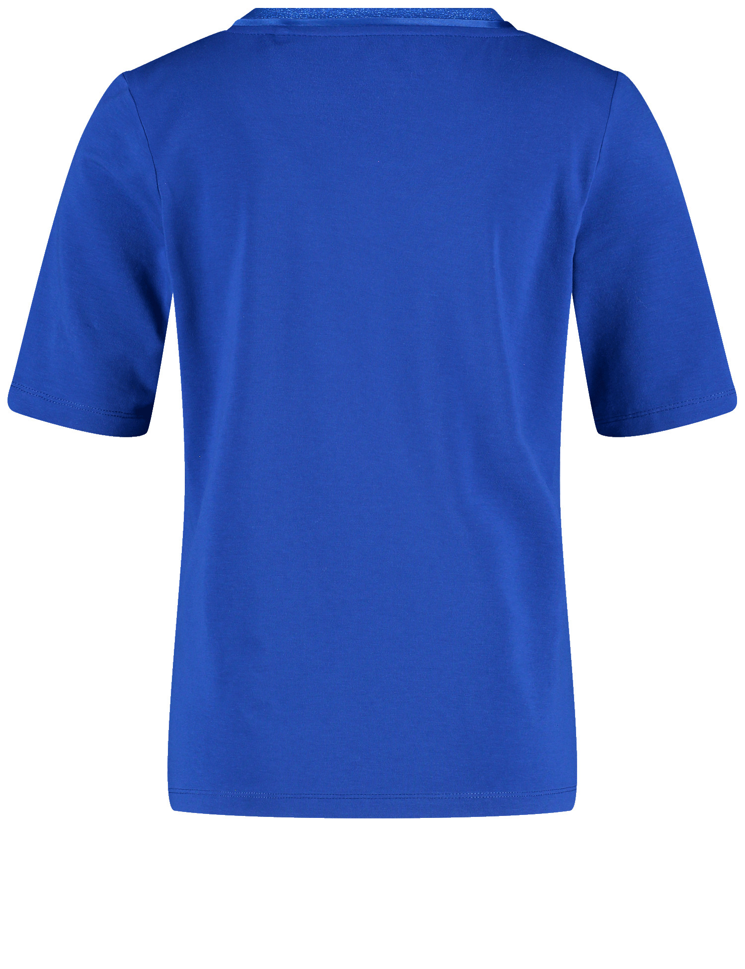 Halbarmshirt mit Chiffonblende