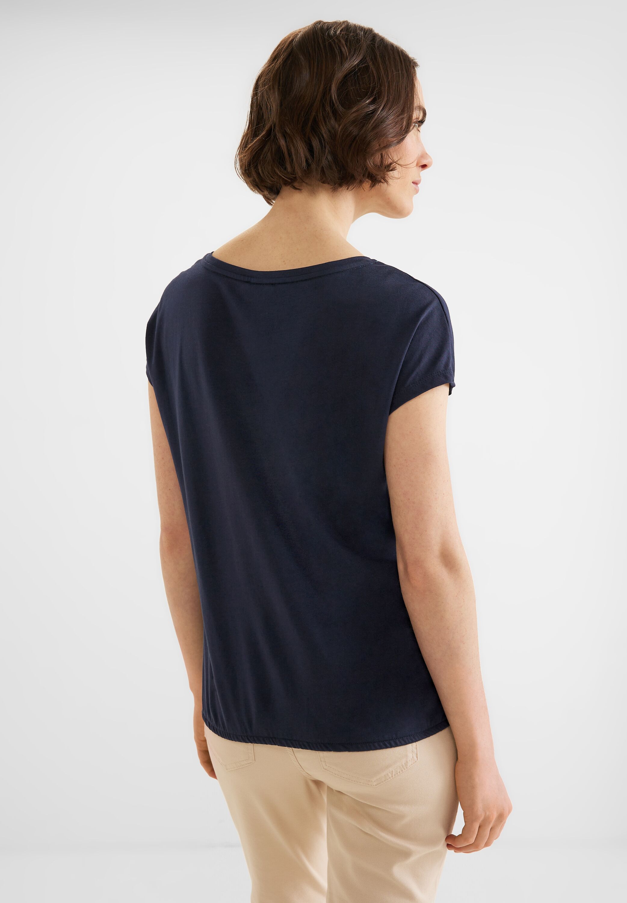 T-Shirt mit Folienprint