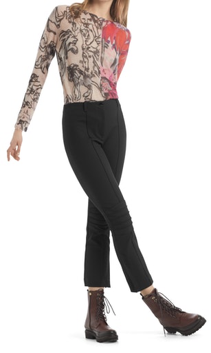 Jerseyhose mit Strukturmuster
