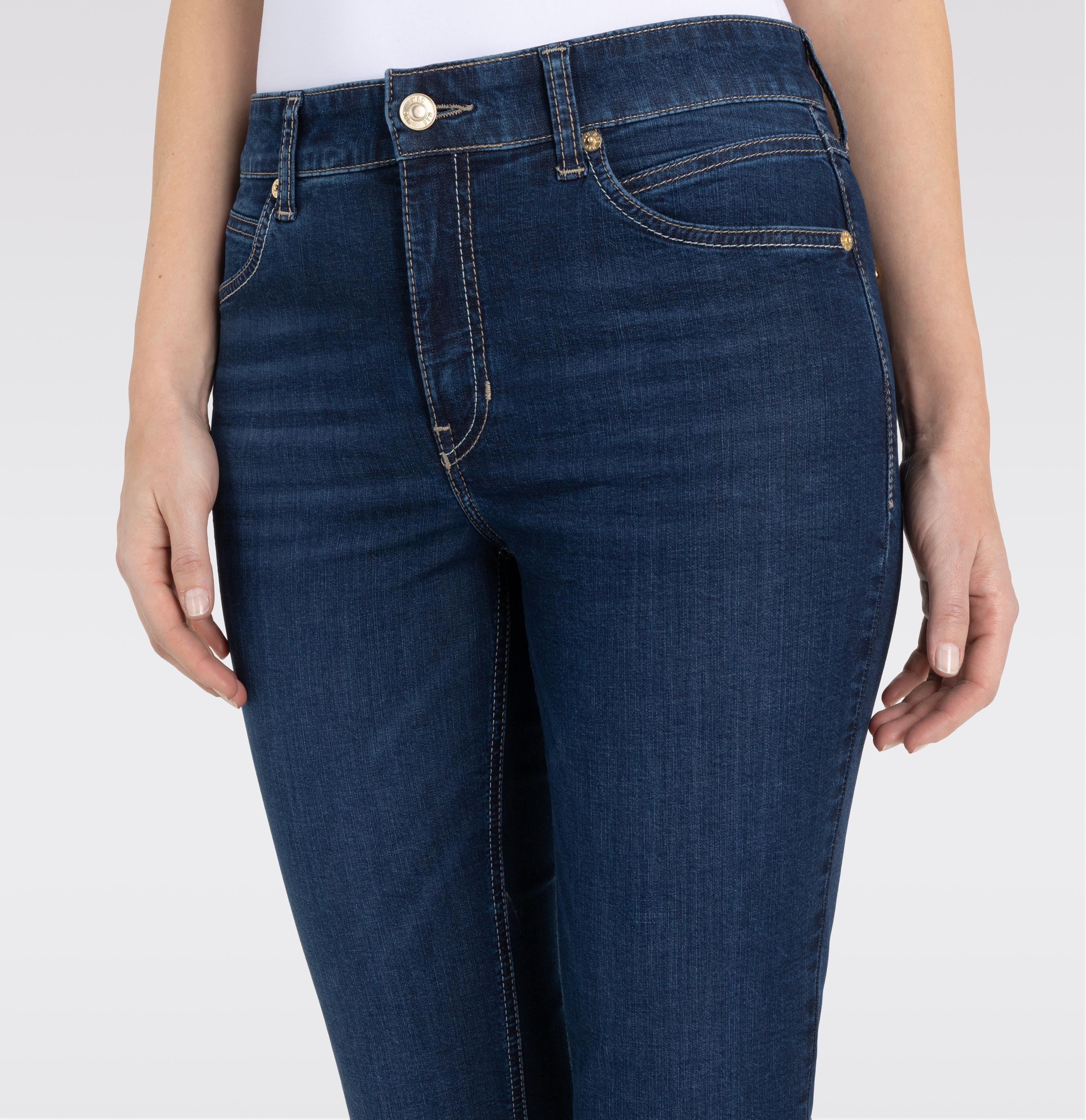 MAC JEANS - MELANIE 7/8, Super soft summer denim