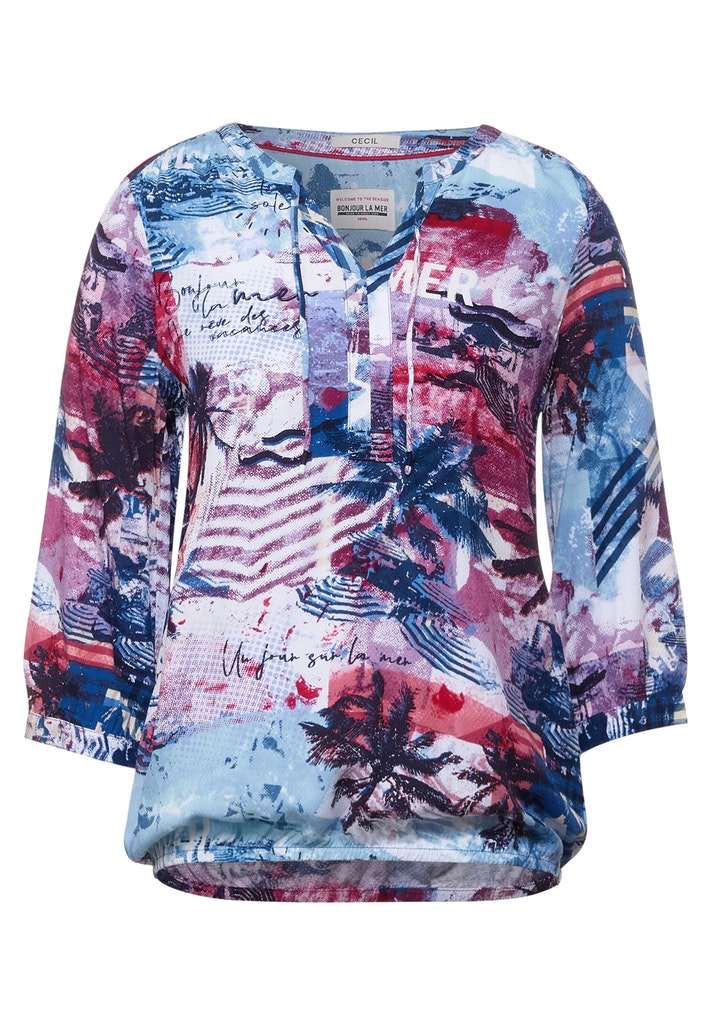Printbluse