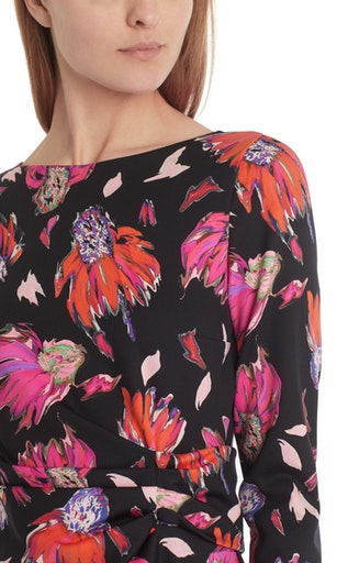 Print-Kleid aus Scuba-Jersey