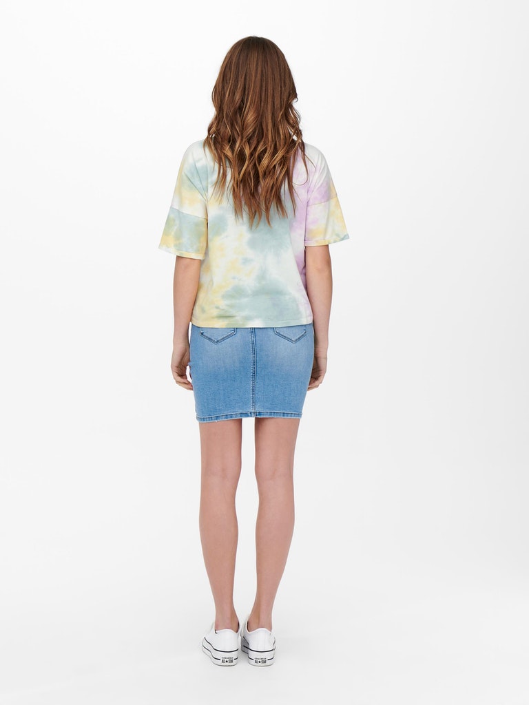 ONLZOEY BLUE TIE DYE SS TEE QYT WVN