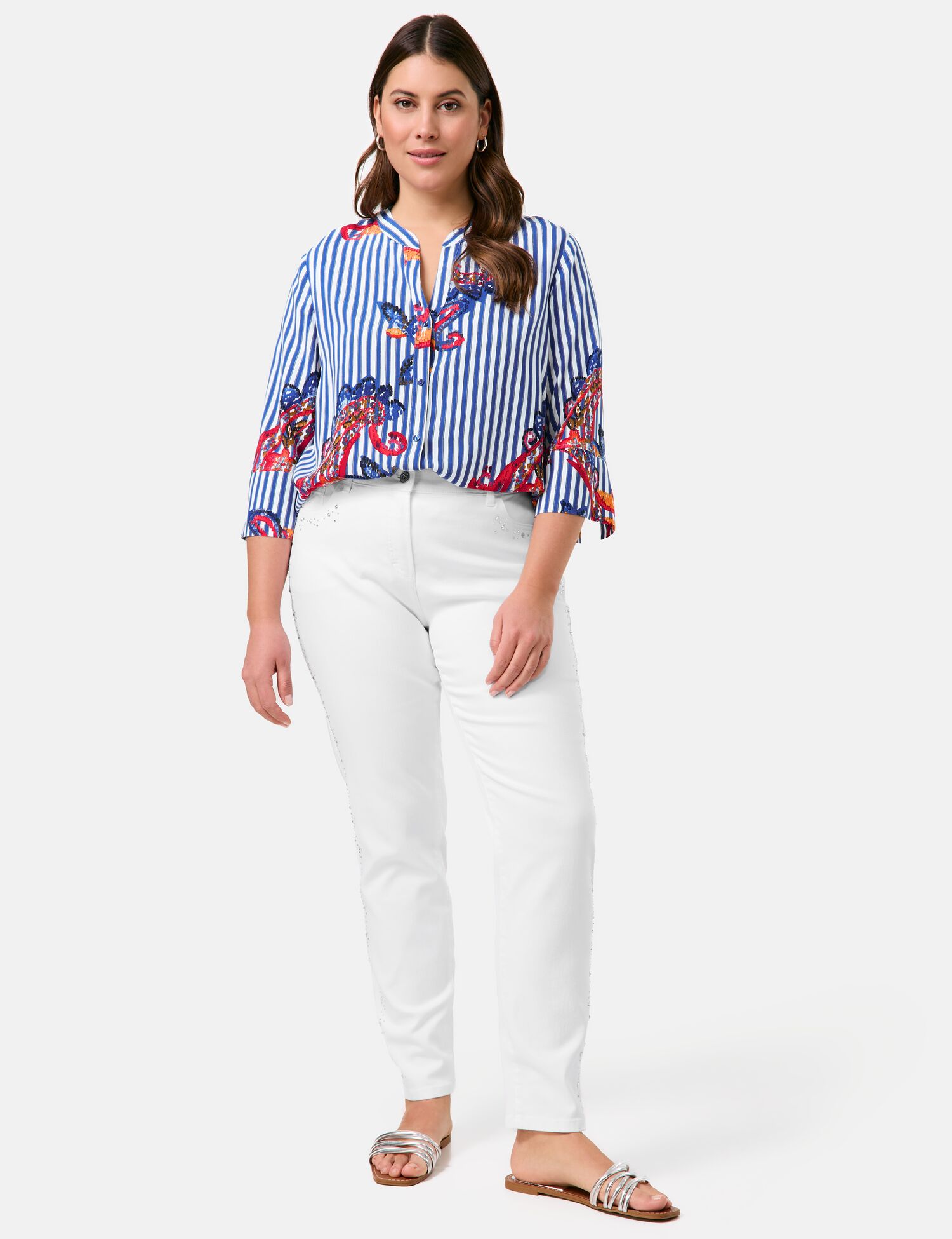 5-Pocket Jeans mit Nieten-Dekor Betty Jeans