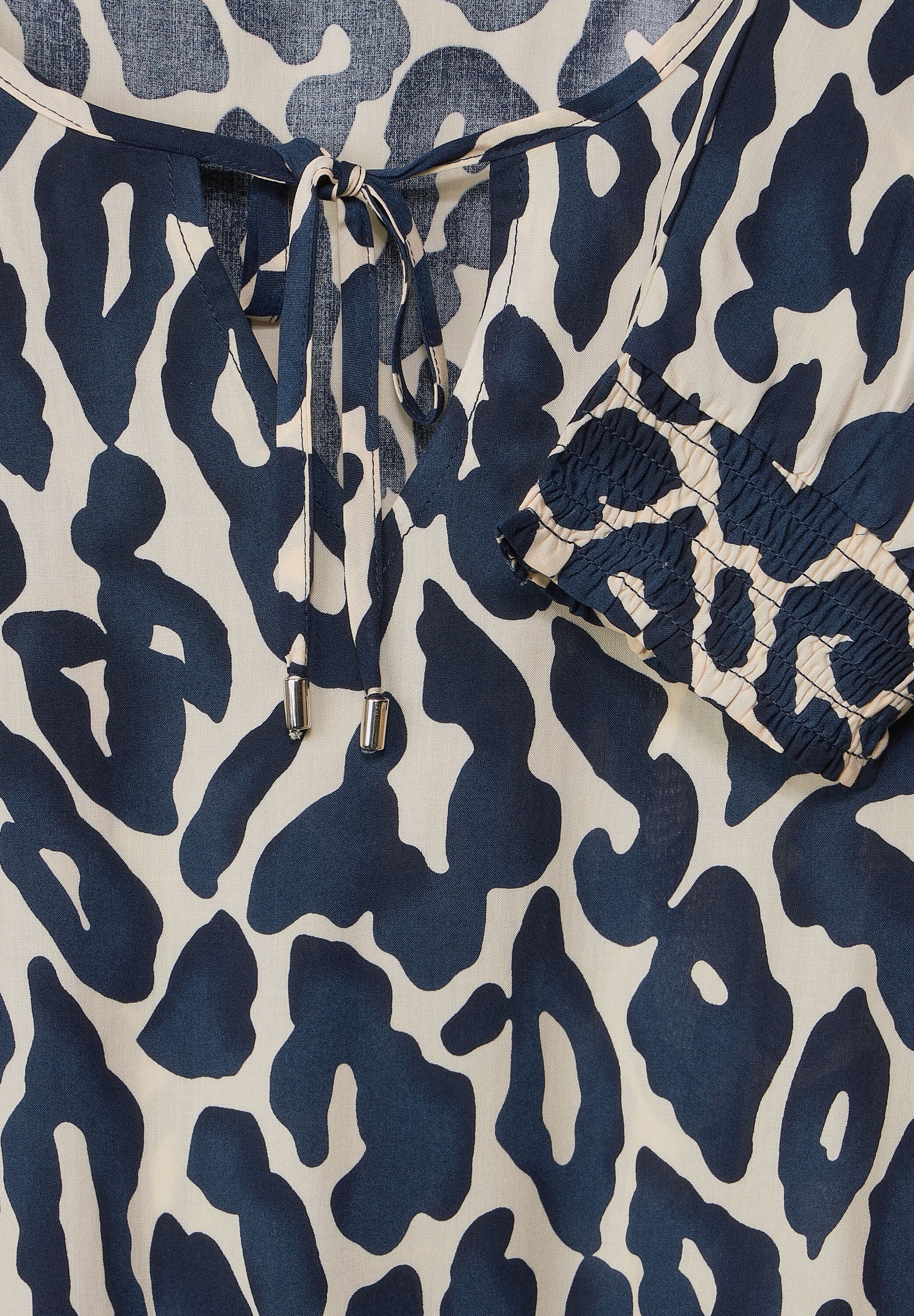 Tunikabluse mit Leo Print