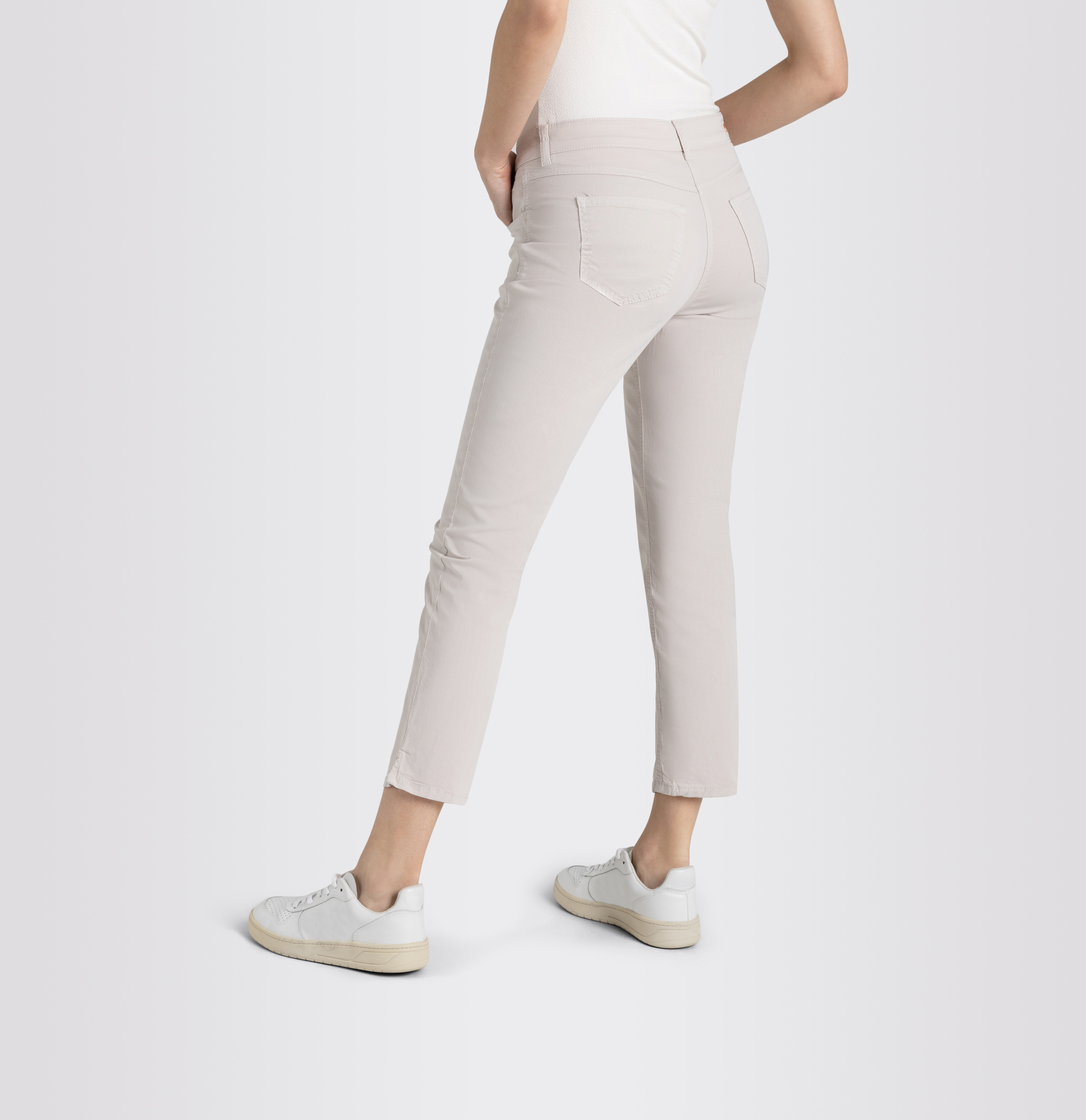 MAC JEANS - ANGELA 7/8 summer, Fade out gabardine