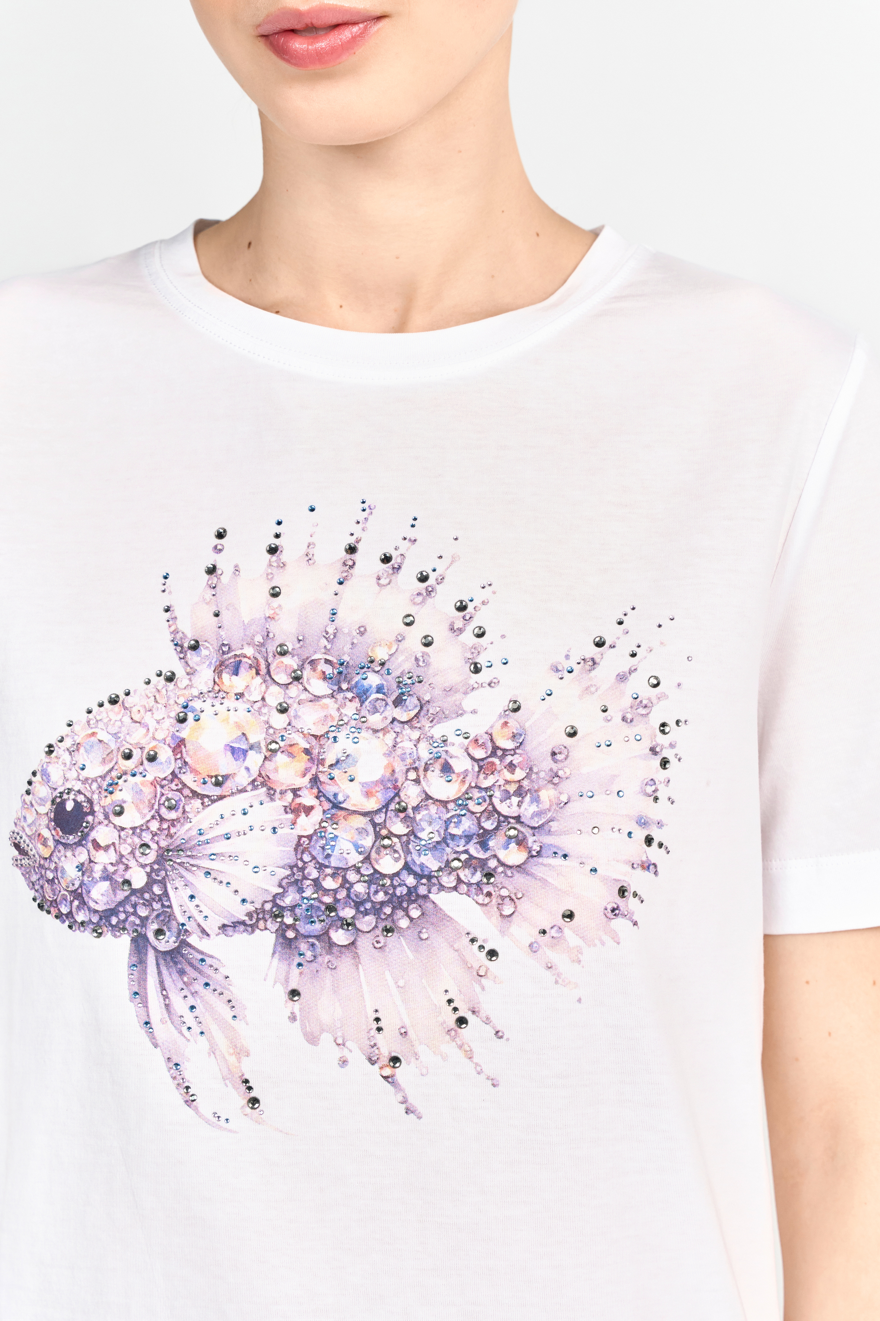 Elegant Fit T Sparkling Fish